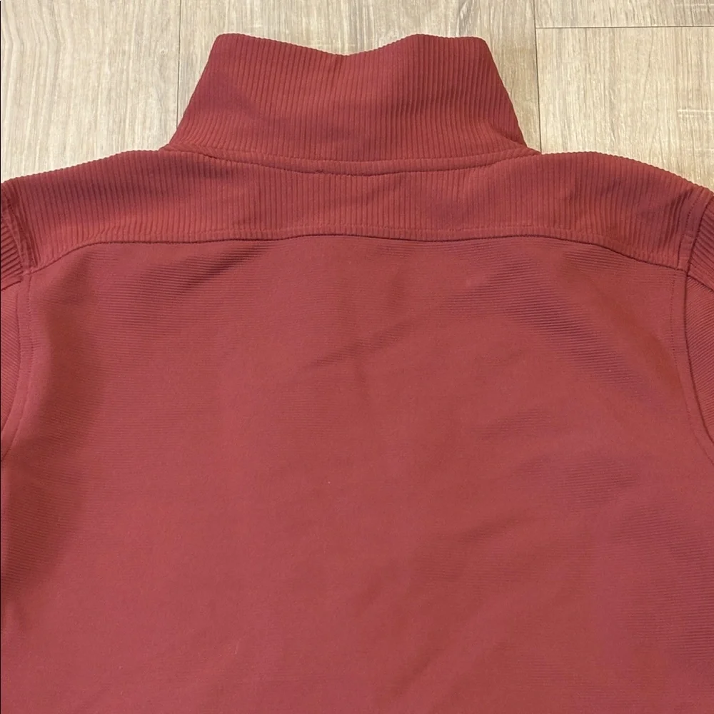 Lululemon Take It In Stride 1/2 Zip in Chianti